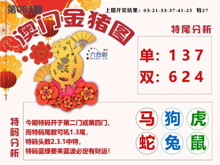 083期澳门金猪图[图]